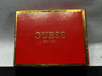 Guess leather Wallet RFID Mens Black New - Thumbnail 7