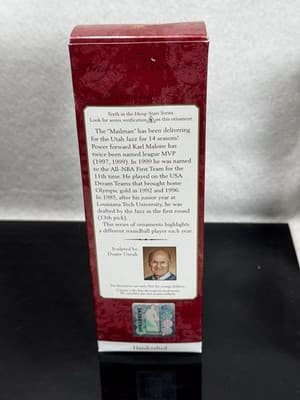 VINTAGE HALLMARK KEEPSAKE KARL MALONE CHRISTMAS ORNAMENT - Thumbnail 2