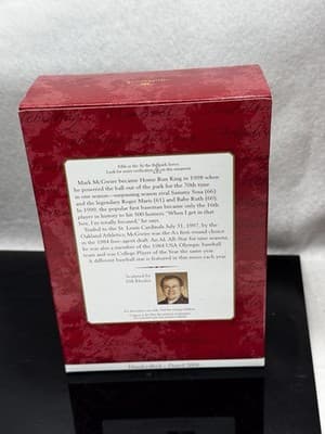 2000 Mark McGwire Hallmark Keepsake Ornament At the Ballpark Series #5 Christmas - Thumbnail 2