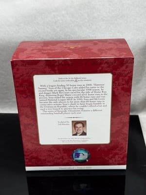 Hallmark Sammy Sosa Ornament MLB Chicago Cubs At The Ballpark 2001 QXI6375 - Thumbnail 2