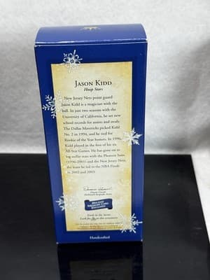 Hallmark Ornament Hoop Stars Series NBA JASON KIDD 2004 - NIB - With Card - Thumbnail 2
