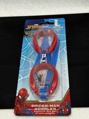 4 Bestway Marvel Spiderman Junior Beach Ball Tube Arm Bands Goggles Ages 3+ New - Thumbnail 5