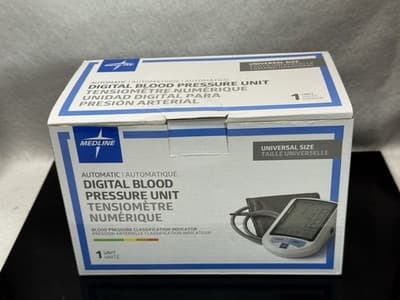 MEDLINE DIGITAL BLOOD PRESSURE UNIT UNIVERSAL SIZE - AUTOMATIC - NEW IN BOX - Thumbnail 2