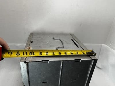 Vintage Coleman Folding Fold Away Camp Baking Oven Stove Used - Thumbnail 7