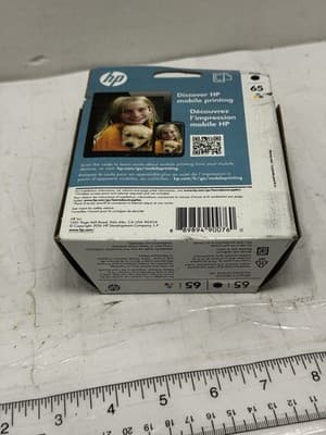 HP 65 Combo Ink Cartridges 65 Black Color New Genuine - Thumbnail 6