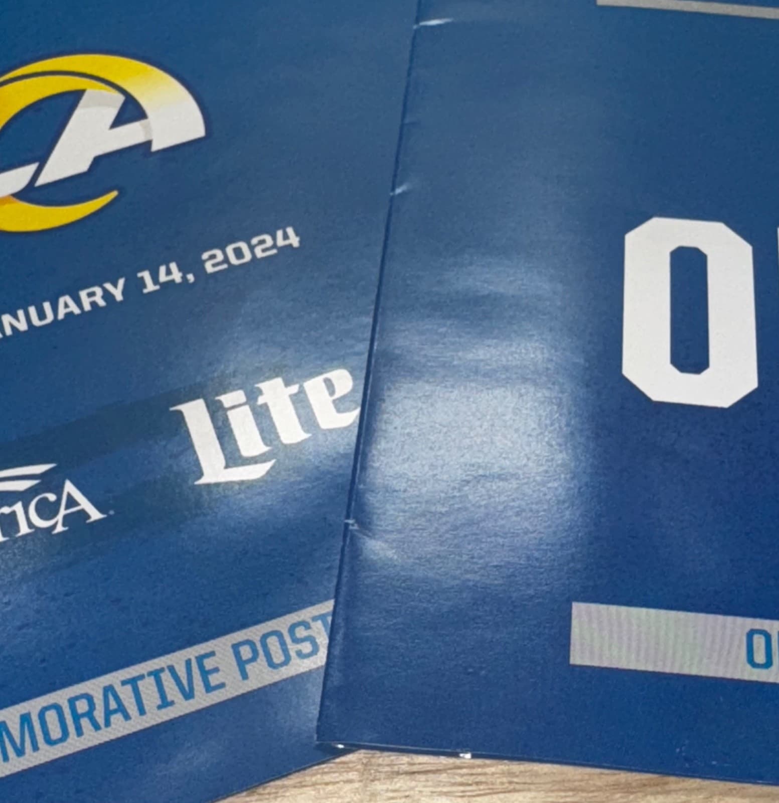 2024 Detroit LIONS NFC Wild Card Roster Card - Thumbnail 3
