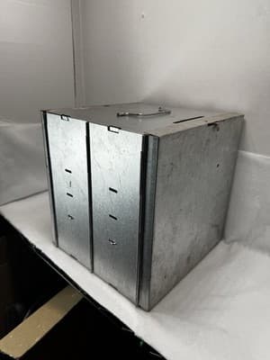 Vintage Coleman Folding Fold Away Camp Baking Oven Stove Used - Thumbnail 6