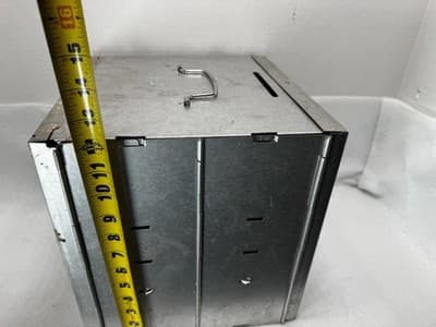 Vintage Coleman Folding Fold Away Camp Baking Oven Stove Used - Thumbnail 8