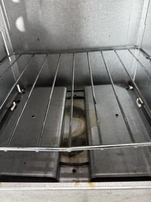 Vintage Coleman Folding Fold Away Camp Baking Oven Stove Used - Thumbnail 4