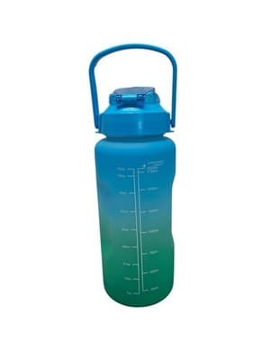 68oz Motivational Water Bottle With Straw Large Portable Travel Bottle - Image 1