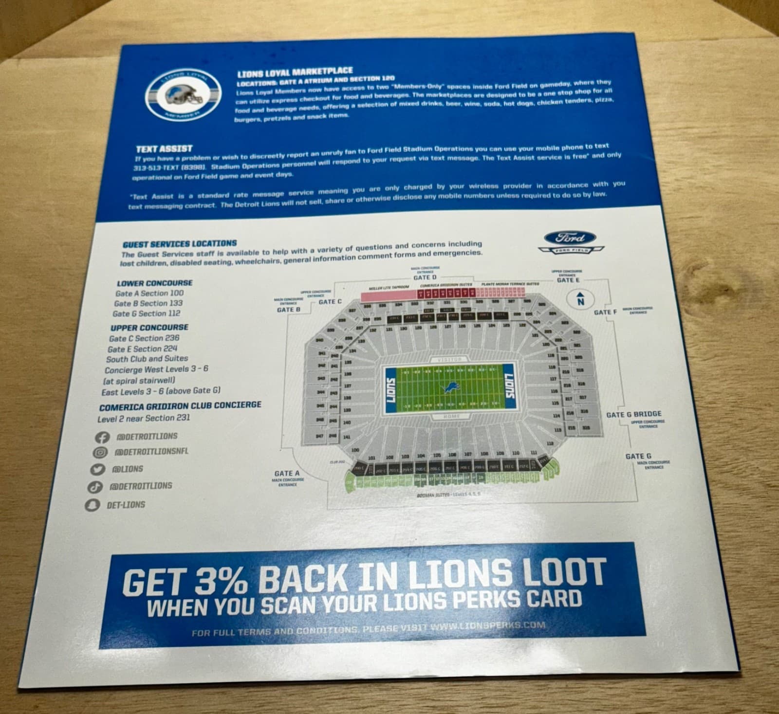 2024 Detroit LIONS NFC Wild Card Roster Card - Thumbnail 9