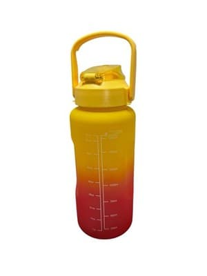 68oz Motivational Water Bottle With Straw Large Portable Travel Bottle - Thumbnail 2