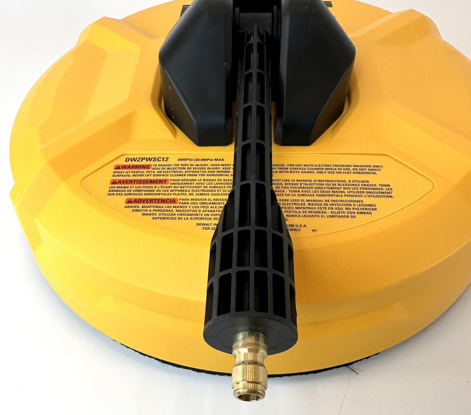 DEWALT 12 in. Rotating Surface Cleaner Pressure Washer 3000 PSI MAX OPEN BOX - Thumbnail 2