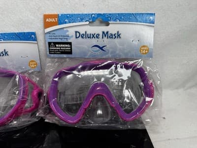 2 Pack Deluxe Adult Swim Mask PURPLE NEW/SEALED - Thumbnail 2
