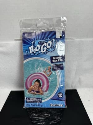H2O Go! Bestway Glitter Swim Ring 31.5" X 31.5 X 7.5" - Image 1