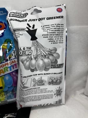 3 Pk 100 Ct Water Bunch O Balloons with Fast Fill Adapter 60 Seconds 300 Total - Thumbnail 3