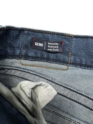True Religion Men's Geno SN Relaxed Slim Denim Jeans 33x32 Blue Medium Wash NWT - Thumbnail 5