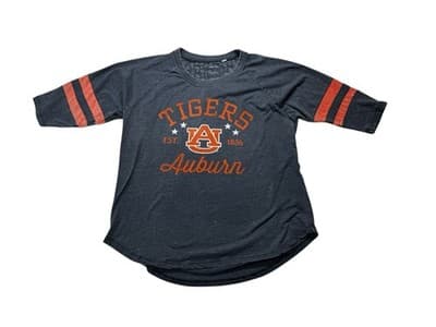 Used Pressbox Ladies Crew Neck 3/4 Sleeve Raglan Shirt Juniors X-Large - Image 1