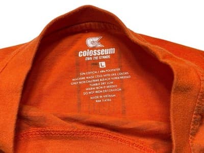 Colosseum Youth Auburn Tigers Long Sleeve Shirt - L Tigers Back Hit Orange - Thumbnail 3