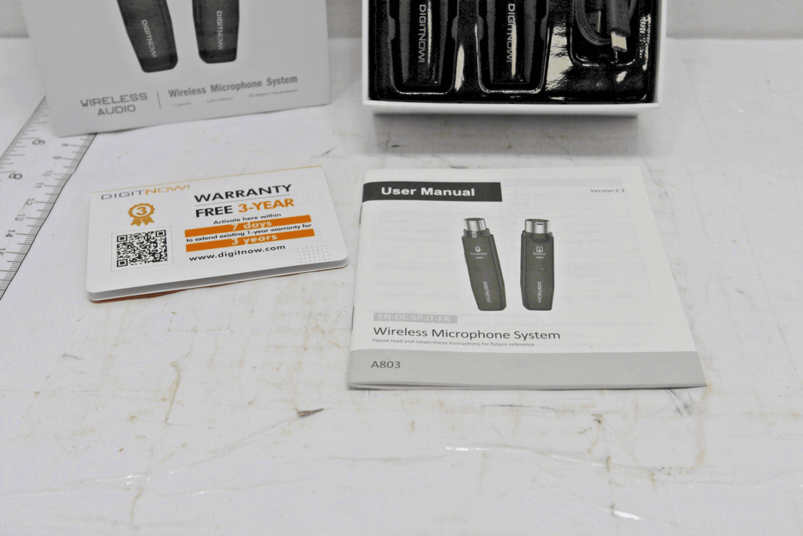 DIGITNOW! Wireless Audio Microphone Wireless System A803 Black Tested - Thumbnail 7