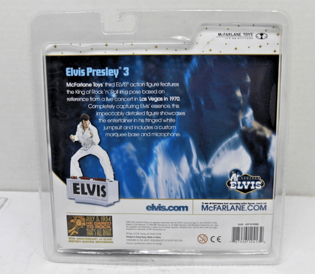 Elvis Presley Las Vegas #3 McFarlane Action Figure 2004 NIB Rare - Thumbnail 2
