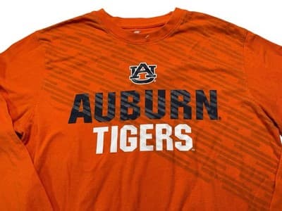 Colosseum Youth Auburn Tigers Long Sleeve Shirt - L Tigers Back Hit Orange - Thumbnail 2