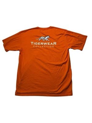 Used Auburn Tigers Tigerwear Collection Pocket T-Shirt Size L Cotton Orange - Thumbnail 4