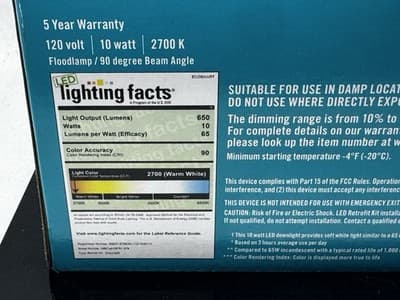 EcoSmart Daylight 65W LED 4 Inch Retrofit Downlight Recessed 4 Pack New - Thumbnail 5