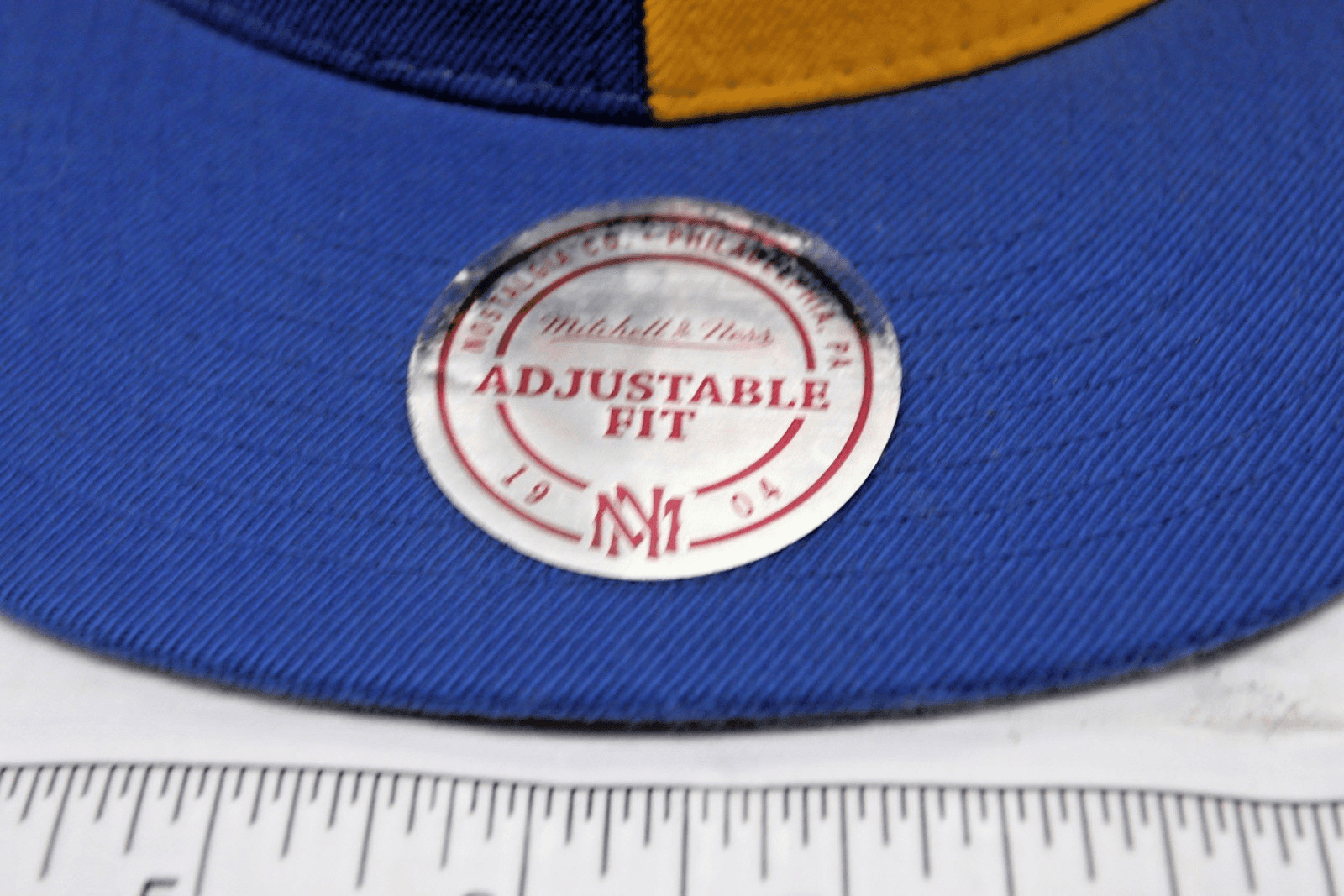 Mitchell & Ness Yellow/Navy NBA Denver Nuggets Reload HWC Snapback with Hologram - Thumbnail 2