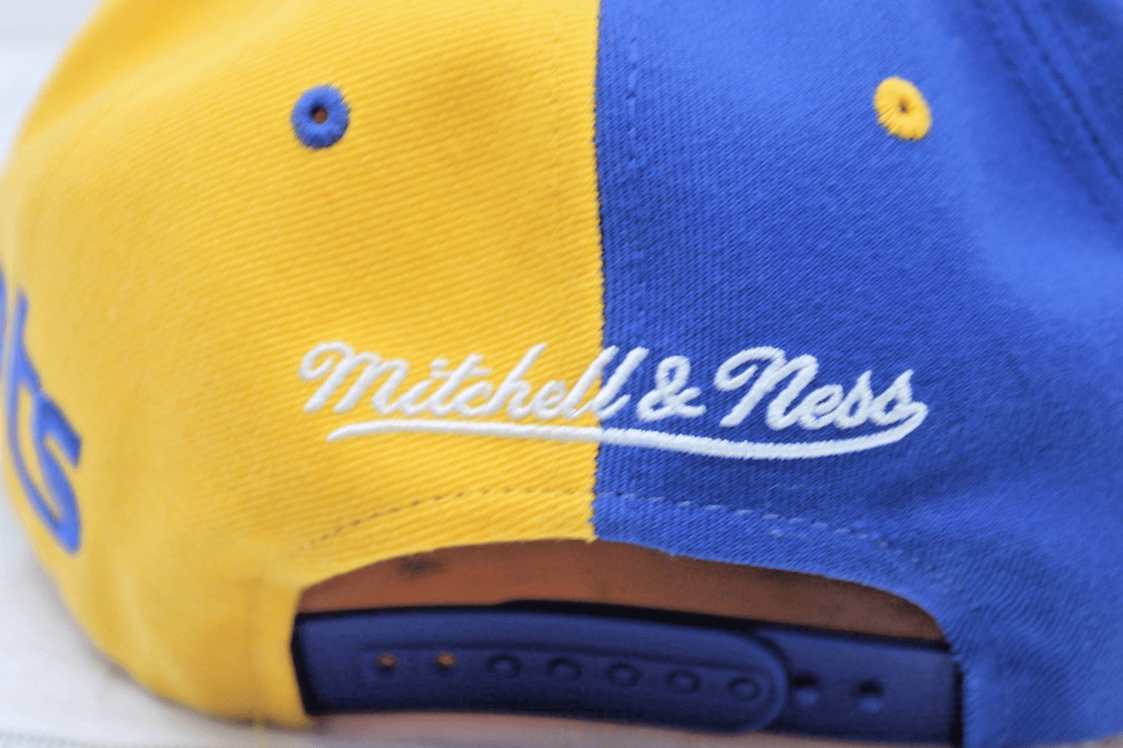 Mitchell & Ness Yellow/Navy NBA Denver Nuggets Reload HWC Snapback with Hologram - Thumbnail 5