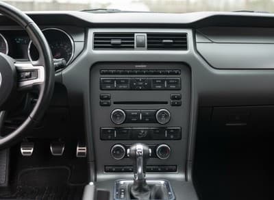 2010-11 Ford Mustang Radio Control Panel Faceplate OEM AR3T-18AB02-JA - Image 1