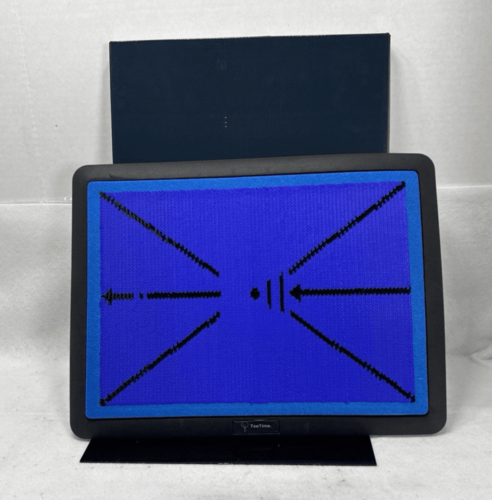 TeeTime Golf Practice Mat - Patent Pending - Instant Swing Path Feedback - In... - Image 1