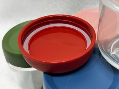 Set of 8, 10 oz Glass Jars for Food, Yogurt with Airtight Lids, New in Box - Thumbnail 4