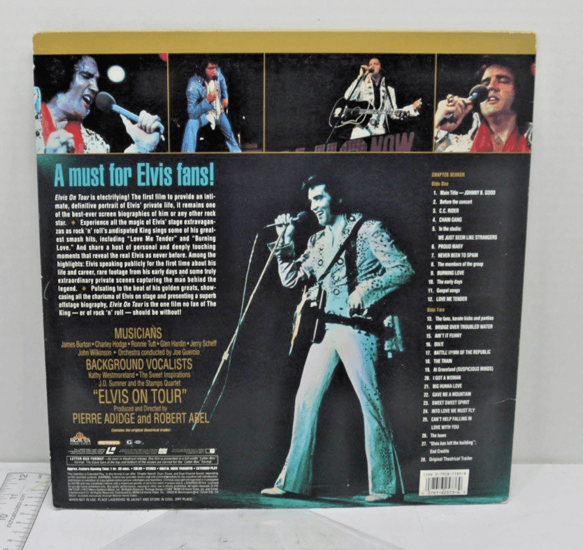 "Elvis on Tour" Letterbox Laserdisc LD - Music - Thumbnail 2