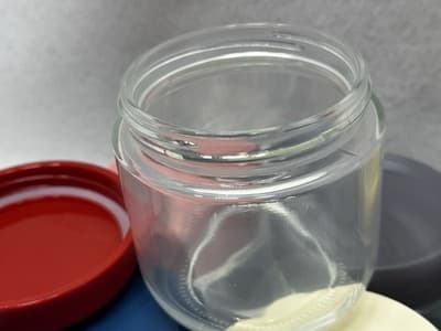 Set of 8, 10 oz Glass Jars for Food, Yogurt with Airtight Lids, New in Box - Thumbnail 3