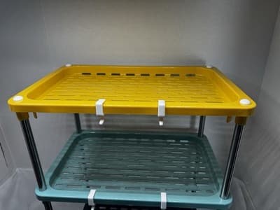 4-Tier Multicolor Shelf Garage Shelving Unit Rack Storage Organizer 32.6" Height - Thumbnail 7