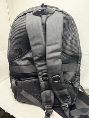 Farmer & Donkey Laptop Backpack 15.6” With USB Connector Black - Thumbnail 4