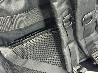 Farmer & Donkey Laptop Backpack 15.6” With USB Connector Black - Thumbnail 3