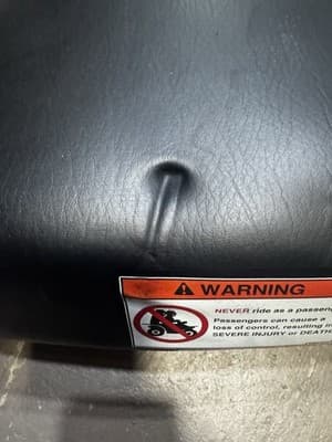 Brand New 2004-2006 Honda TRX350 Rancher ATV Genuine Honda Complete Seat - Thumbnail 4