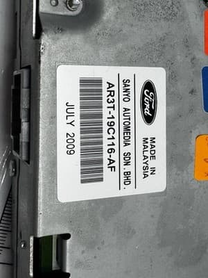 2010-11 Ford Mustang Radio HVAC Control Bezel OEM AR3T-19C116-AF - Thumbnail 7