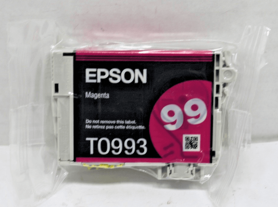 OPEN BOX 3 PACK of Genuine Epson 99 Cyan & Magenta Ink Cartridges T0993 - Image 1