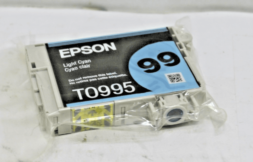 OPEN BOX 3 pack of Epson T0995/T099520 Light Cyan Ink Cartridge - Thumbnail 2