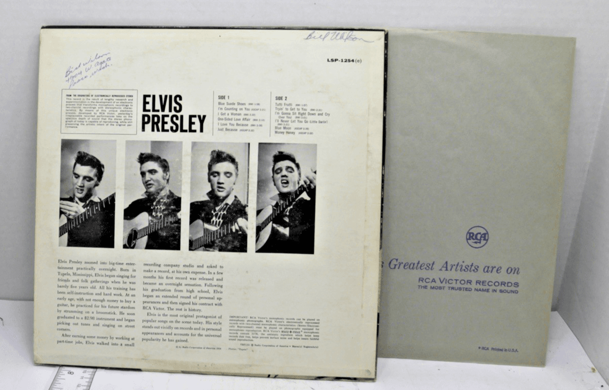 Elvis Presley Self Titled Lp 1984 50th Anv. Remastered Ultrasonic Clean VG+/VG+ - Thumbnail 2