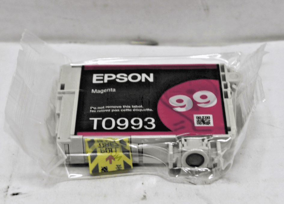 OPEN BOX 3 PACK of Genuine Epson 99 Cyan & Magenta Ink Cartridges T0993 - Thumbnail 2