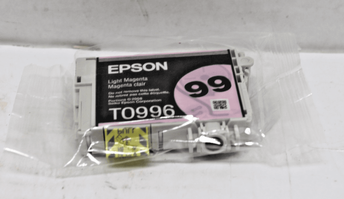 OPEN BOX Epson 99 Ink Cartridge T0996 Light Magenta - Genuine OEM - Thumbnail 2