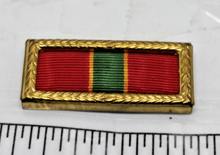 Army Superior Unit Citation Award Ribbon with gold frame - Image 1