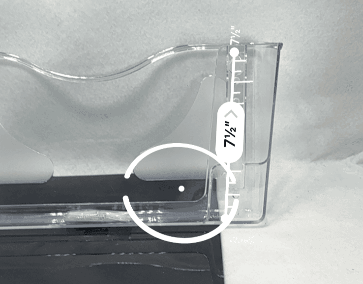 2 Pk Legal Landscape Wall File Pocket Large Files Clear Plastic with Hardware - Thumbnail 5