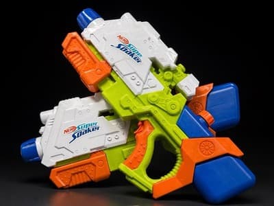 2pk NERF Super Soaker BIGSHOT High-Capacity Outdoor Water Blaster 7m/23ft - Thumbnail 2