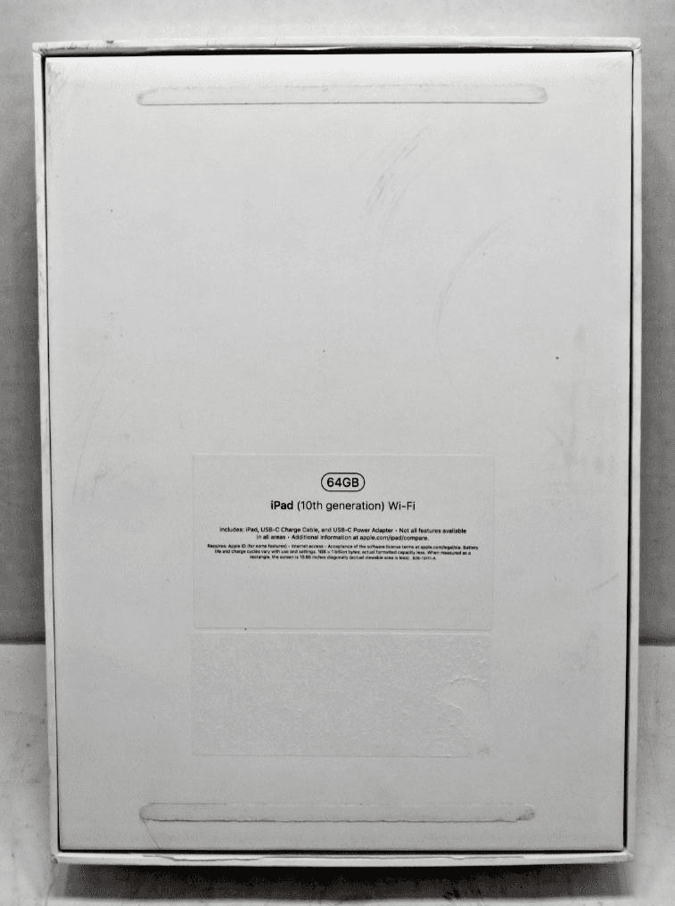 *Empty Box * iPad A16 Wi-Fi BOX ONLY 10th Generation - Thumbnail 3
