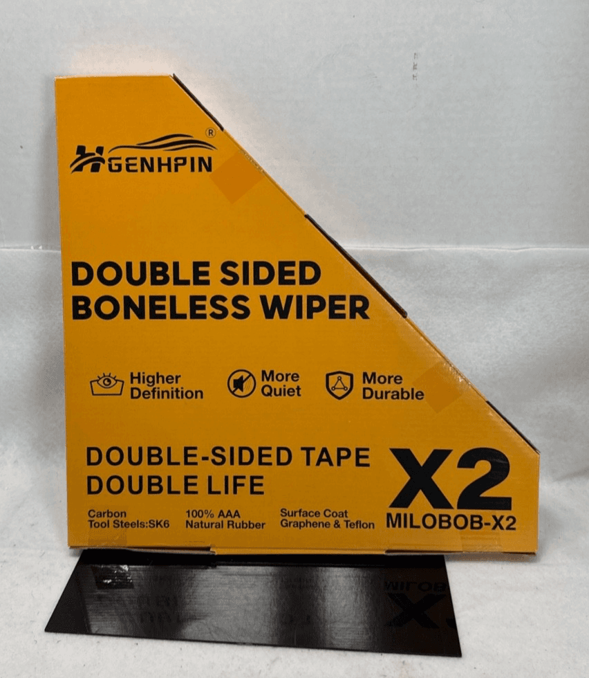 Genhpin Double Sided Boneless Wiper blades, MILOBOB-X2 24" & 20" - Image 1
